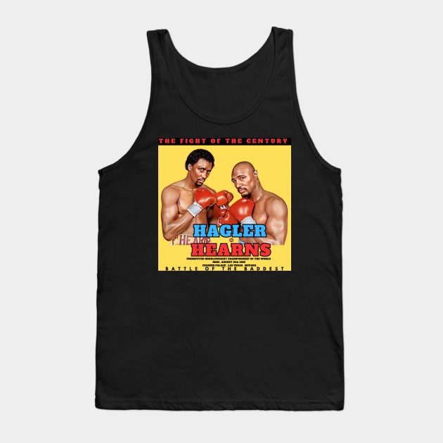 Hagler vs Hearns - The Fight of The Century Tank Top by M.I.M.P.